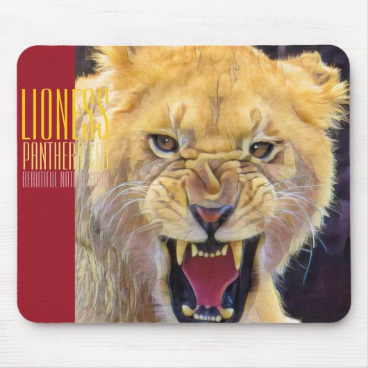 Löwin [Mauspad] Mousepad (Vorne)