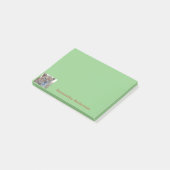 Löwin personalisiert post-it klebezettel (angewinkelt)