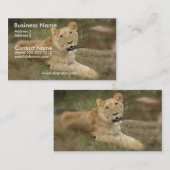 Löwin-Visitenkarte Visitenkarte (Vorne/Hinten)