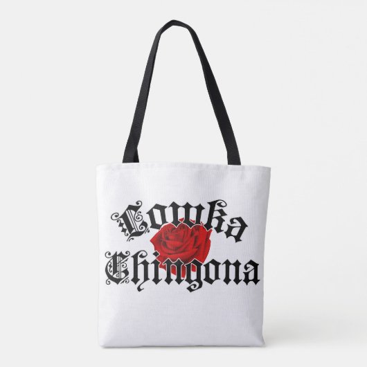 Lowka Chingona Einkaufstasche Tasche (Rückseite)