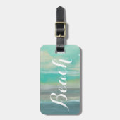 Lowland Beach I Gepäckanhänger (Vorderseite vertikal)