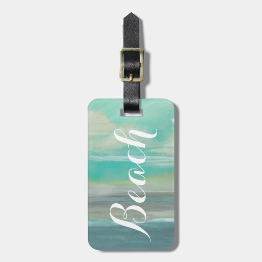 Lowland Beach I Gepäckanhänger (Vorderseite vertikal)