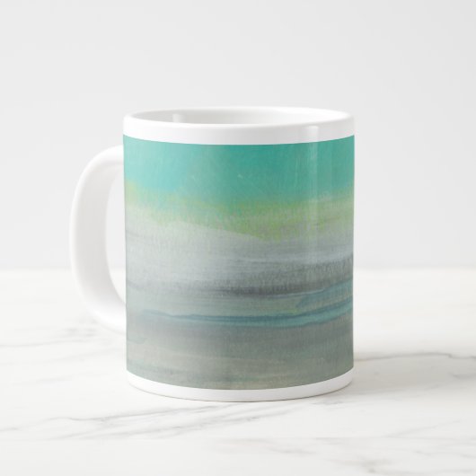 Lowland Beach I Jumbo-Tasse (Vorderseite Links)
