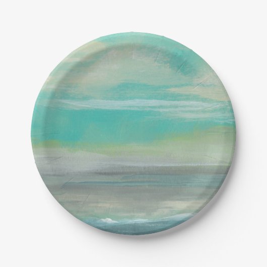 Lowland Beach I Pappteller (Vorderseite)