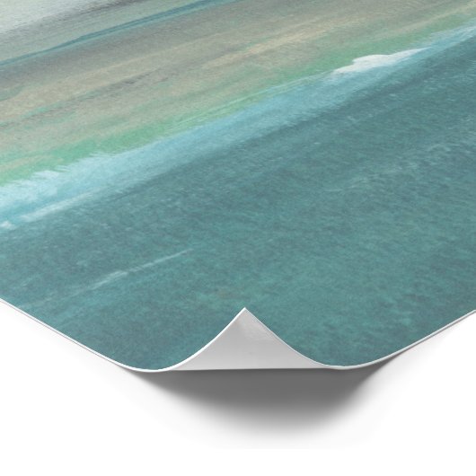 Lowland Beach I Poster (Ecke)