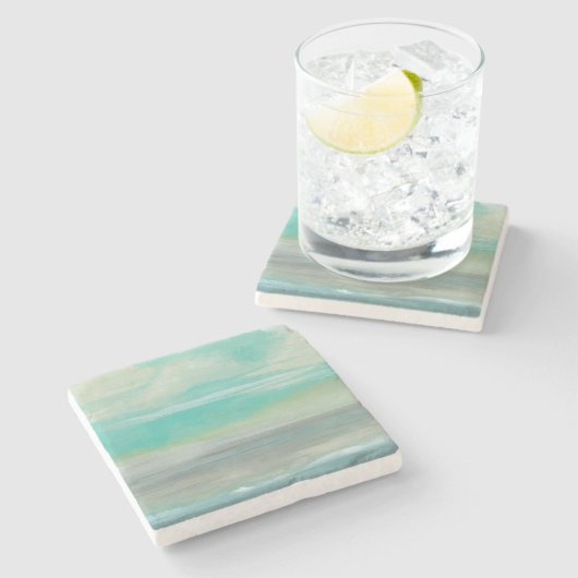 Lowland Beach I Steinuntersetzer (Seitenansicht)