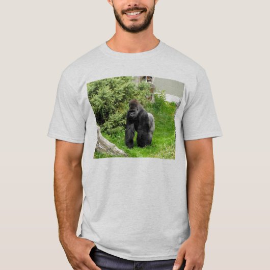Lowland Gorilla-Männchen T-Shirt (Vorderseite)