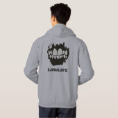 LOWLIFE - Tröja - Mönster rygg Hoodie (Schwarz voll)