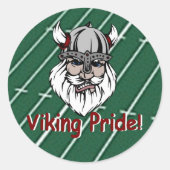 Lowndes Viking Pride Runder Aufkleber (Vorderseite)