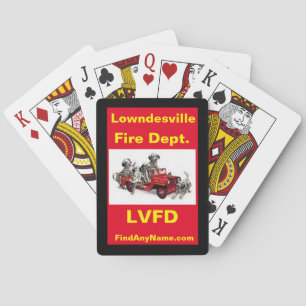 Lowndesville VFD Dalmations - Karten spielen Spielkarten