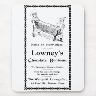 Lowney's Chocolate Bonbons Mousepad