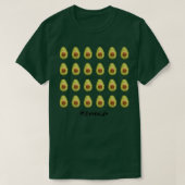 LowPolyArt Hashtag Avocado Parade T-Shirt (Design vorne)