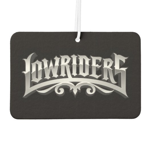 Lowrider-Automatteppich Autolufterfrischer (Rückseite)