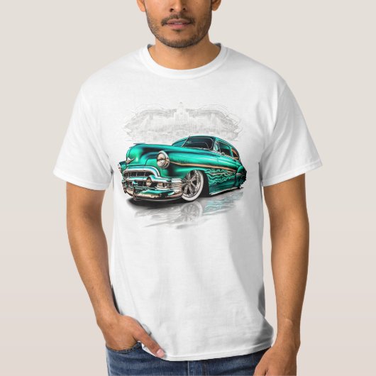 Lowrider Bomb Chevrolet Chevy Low Rider Art T-Shirt (Vorderseite)