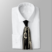 Lowrider Car Flow Fire Necktie (schwarz) Krawatte (Gebunden)