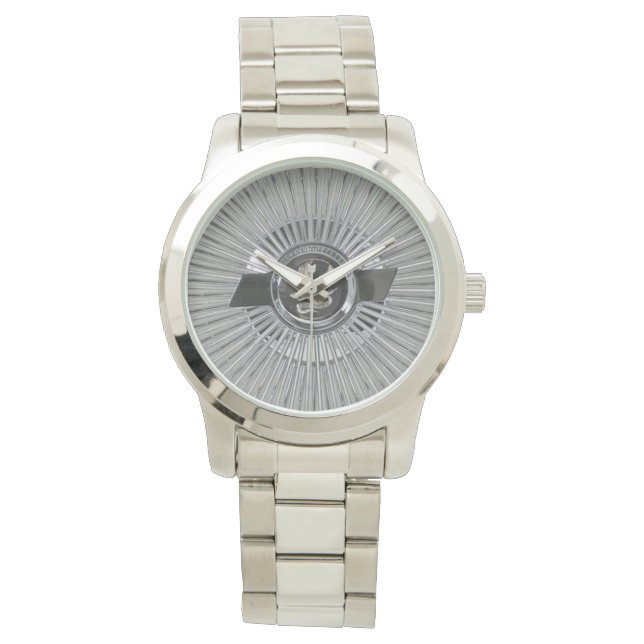 Lowrider Chevrolet Chevy Bowtie Bow Krawatte Wire  Armbanduhr (Vorderseite)