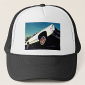 Lowrider Chevy Impala-Hut Truckerkappe (Vorderseite)