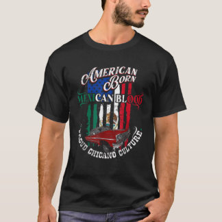 Lowrider Chicano Low Mexican Latina Rider T-Shirt