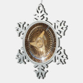 Lowrider-Draht dreht Schneeflocke-gerahmte Schneeflocken Zinn-Ornament (Rechts)