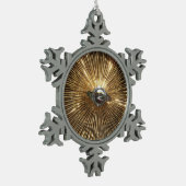 Lowrider-dreht niedriger Reiter-Draht Schneeflocken Zinn-Ornament (Links)