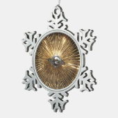 Lowrider-dreht niedriger Reiter-Draht Schneeflocken Zinn-Ornament (Rechts)