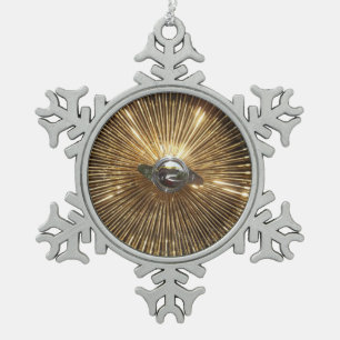 Lowrider-dreht niedriger Reiter-Draht Schneeflocken Zinn-Ornament