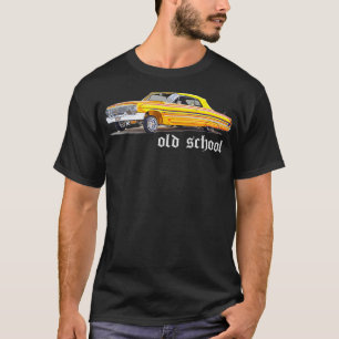 Lowrider for Men Old School Rap Cholo Gangster Ca T-Shirt