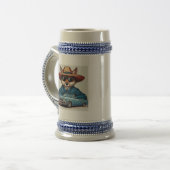 Lowrider Fuchs Bierglas (Vorderseite Links)