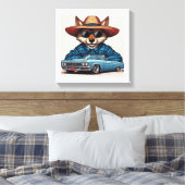 Lowrider Fuchs Leinwanddruck (Insitu (Schlafzimmer))