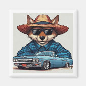 Lowrider Fuchs Magnet (Vorne)