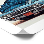 Lowrider Fuchs Poster (Ecke)