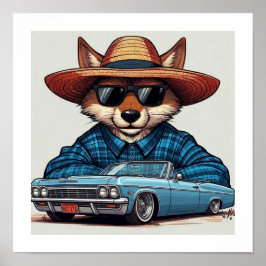 Lowrider Fuchs Poster