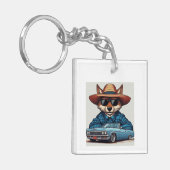 Lowrider Fuchs Schlüsselanhänger (Vorderseite links)