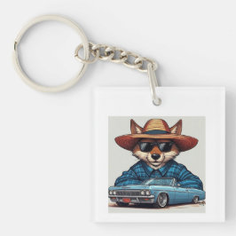 Lowrider Fuchs Schlüsselanhänger