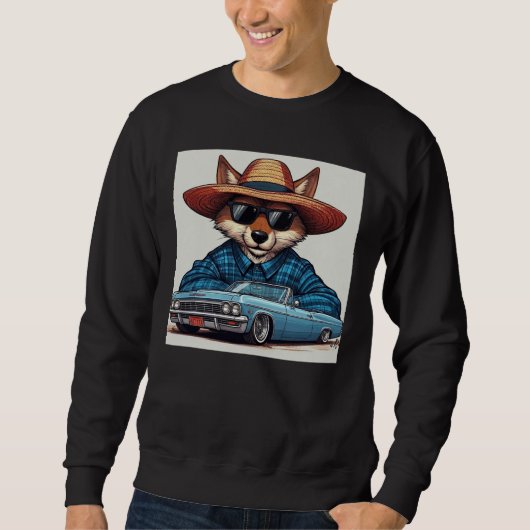 Lowrider Fuchs Sweatshirt (Vorderseite)