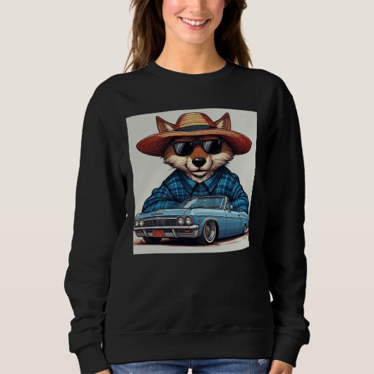 Lowrider Fuchs Sweatshirt (Vorderseite)
