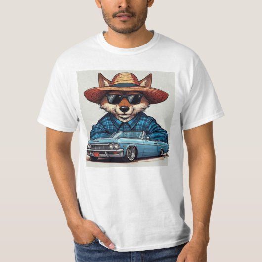Lowrider Fuchs T-Shirt (Vorderseite)