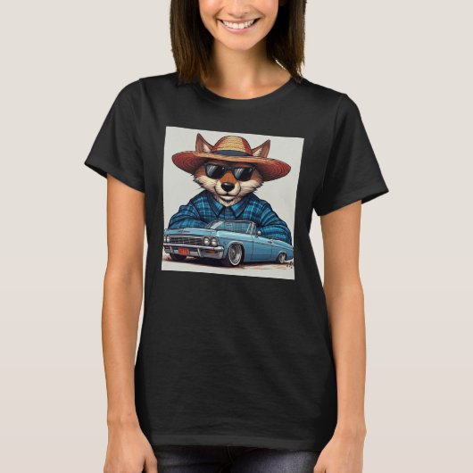 Lowrider Fuchs T-Shirt (Vorderseite)