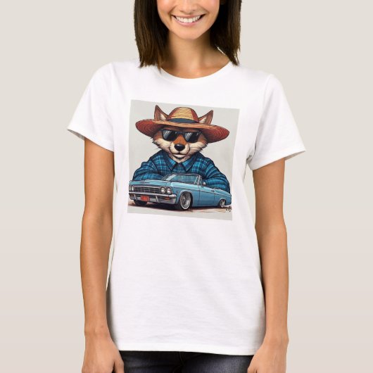 Lowrider Fuchs T-Shirt (Vorderseite)