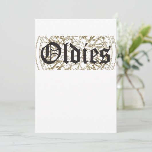 Lowrider Rim Oldies Old School Lowrider Einladung (Stehend Vorderseite)