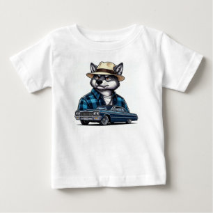 Lowrider Wolf Baby T-shirt