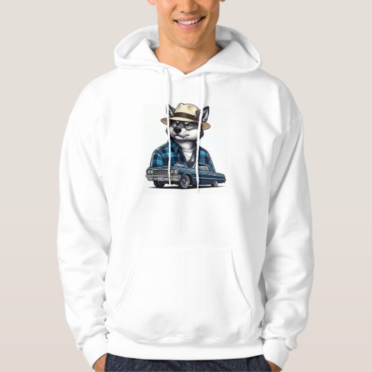 Lowrider Wolf Hoodie (Vorderseite)