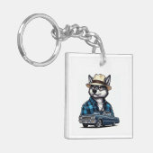 Lowrider Wolf Schlüsselanhänger (Vorderseite links)