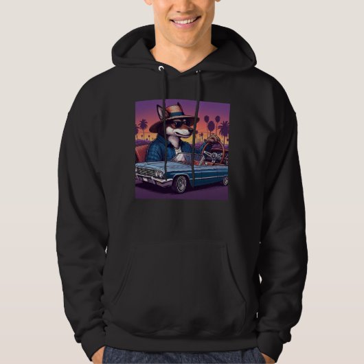 Lowrider Wolfy Hoodie (Vorderseite)