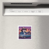 Lowrider Wolfy Magnet (In Situ (Geschirrspüler))
