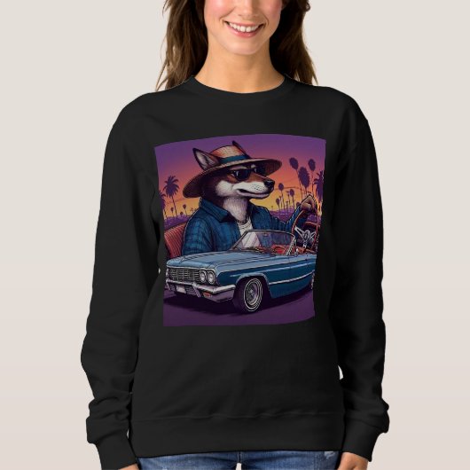 Lowrider Wolfy Sweatshirt (Vorderseite)