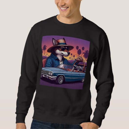 Lowrider Wolfy Sweatshirt (Vorderseite)