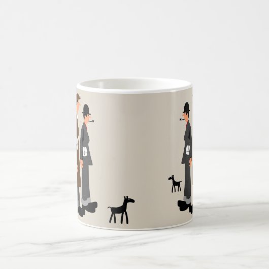 Lowry-ähnliche Zahlen Kaffeetasse (Mittel)