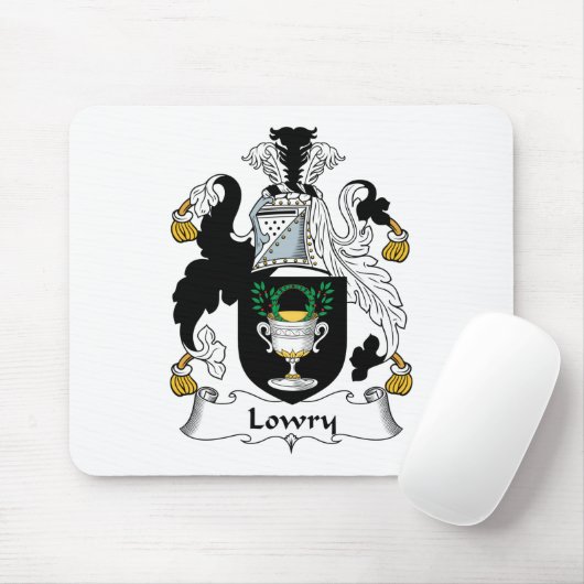 Lowry Familienwappen Mousepad (Mit Mouse)