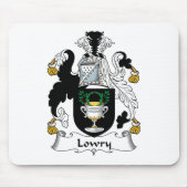 Lowry Familienwappen Mousepad (Vorne)